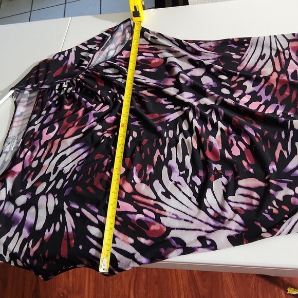 Worthington Shirt Womens Size 1X Butterfly  Blouse - Picture 6 of 6